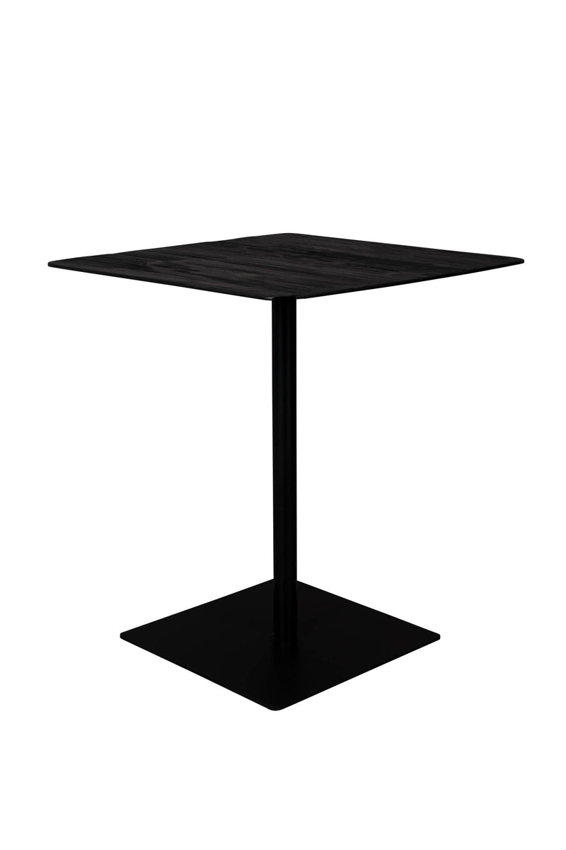 Bartisch BRAZA SQUARE BLACK von DUTCHBONE Platte recycelte Eiche