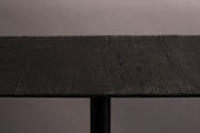 Bartisch BRAZA SQUARE BLACK von DUTCHBONE Platte recycelte Eiche
