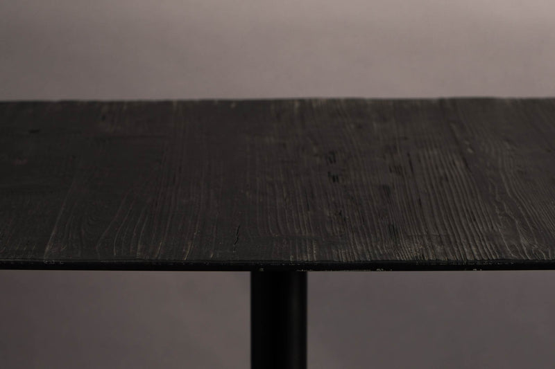 Bartisch BRAZA SQUARE BLACK von DUTCHBONE Platte recycelte Eiche