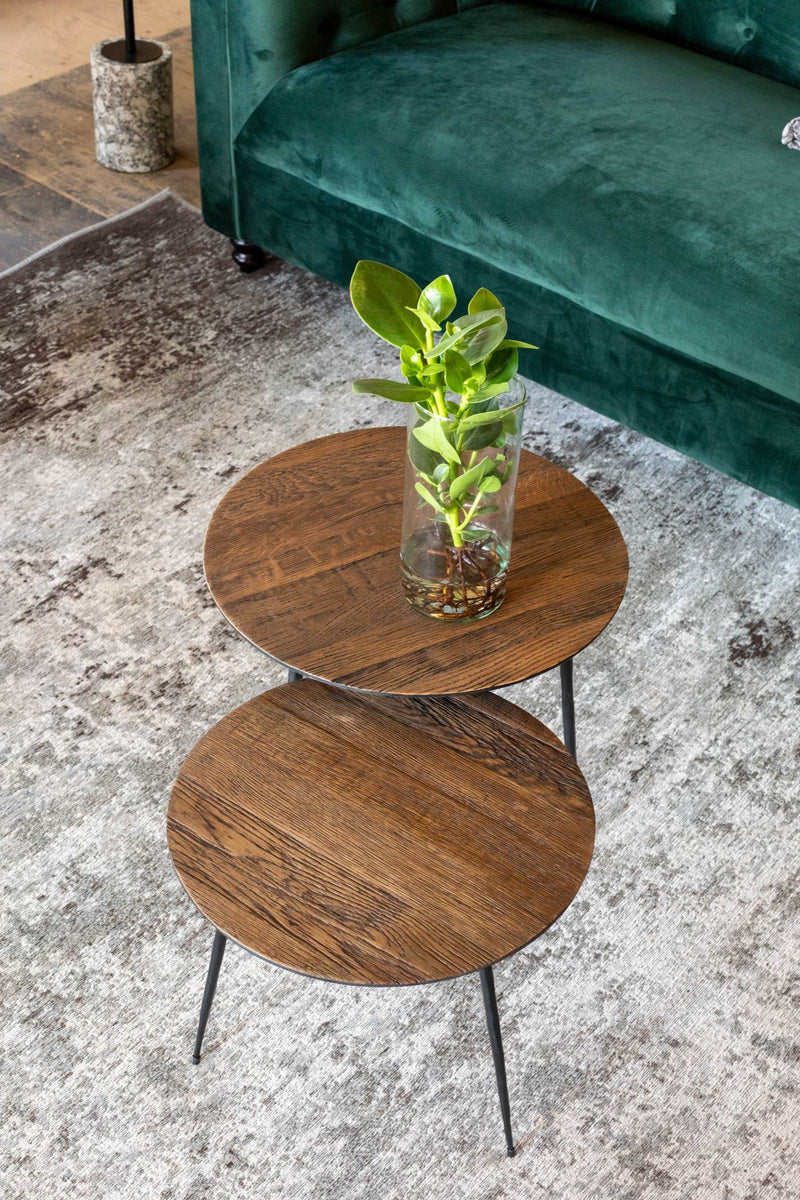 Beistelltisch PEPPER BROWN Ø 40 von DUTCHBONE