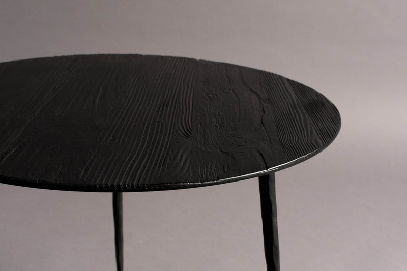 Beistelltisch PEPPER BLACK Ø 40 von DUTCHBONE