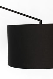 Stehleuchte TOKIO BLACK mit Stoffschirm