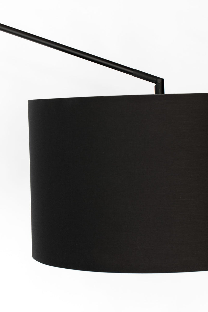 Stehleuchte TOKIO BLACK mit Stoffschirm
