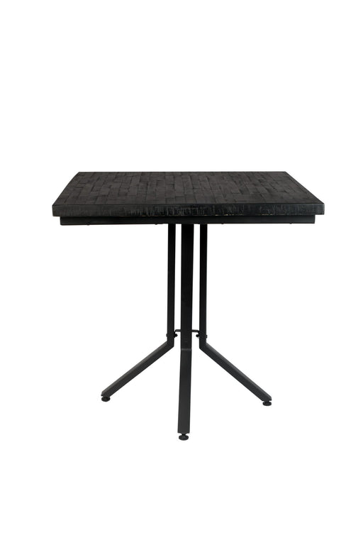 Bistrotisch MAZE Square schwarz 75 x 75 cm