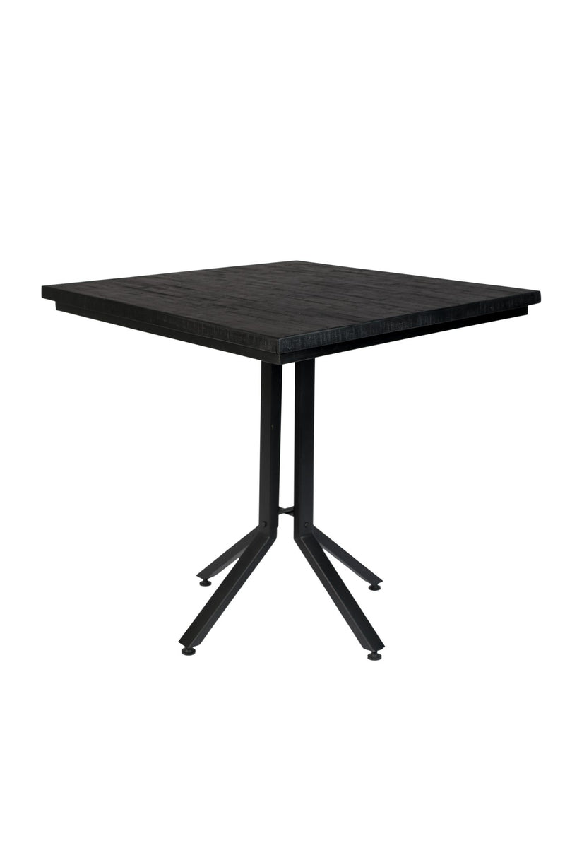 Bistrotisch MAZE Square schwarz 75 x 75 cm
