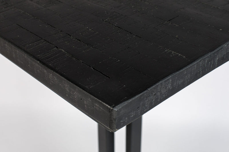 Bistrotisch MAZE Square schwarz 75 x 75 cm