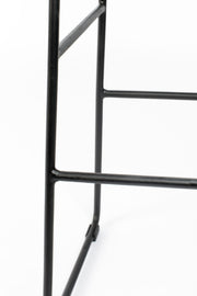 Barhocker TANGLE Natural - Metall und Teakholz