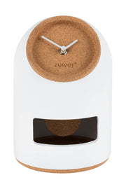 Uhr Tischuhr UNO WHITE von ZUIVER