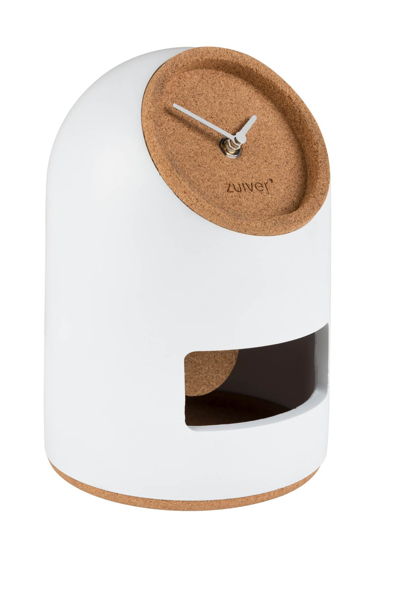 Uhr Tischuhr UNO WHITE von ZUIVER