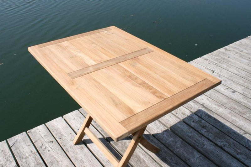 Gartentisch Klapptisch Paris in premium Teak 90 x 70 cm