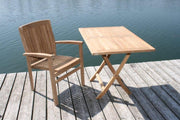 Gartentisch Klapptisch Paris in premium Teak 90 x 70 cm