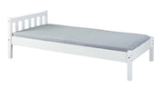 Bett VILMAR Futonbett 90 x 200 Kiefer massiv Weiß lackiert