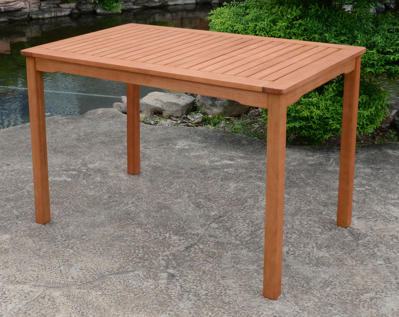 Gartentisch Balkontisch PITTSBURGH 110 x 70 cm aus Eukalyptus