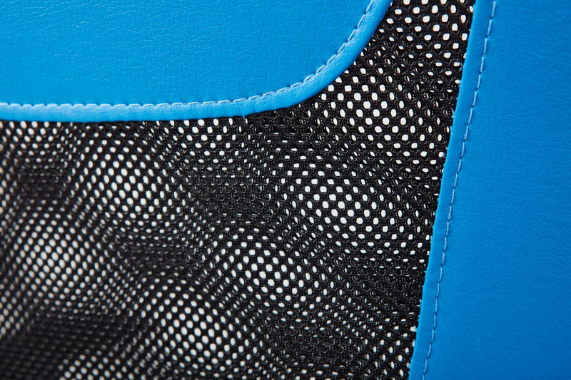 Drehstuhl Jugenddrehstuhl DONNY Mesh blau mit Armlehnen