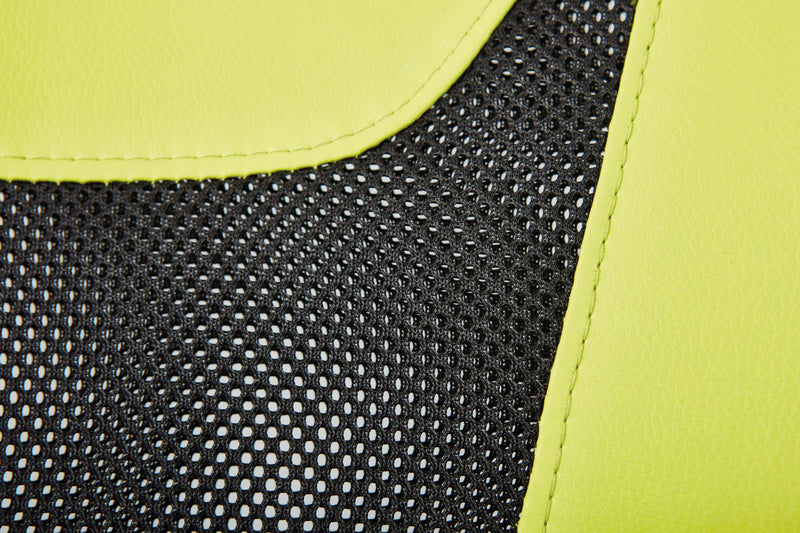 Jugenddrehstuhl Drehstuhl DONNY Mesh Lime-Green mit Armlehnen