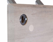 Wandgarderobe HOOK 60 mit 6 Doppelhaken Board in Eiche Optik