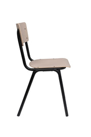Stuhl Stapelstuhl BACK TO SCHOOL MATTE BEIGE von ZUIVER
