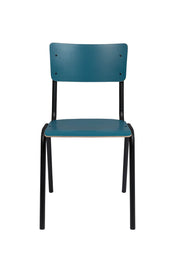 Stuhl Stapelstuhl BACK TO SCHOOL MATTE PETROL von ZUIVER