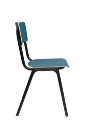 Stuhl Stapelstuhl BACK TO SCHOOL MATTE PETROL von ZUIVER