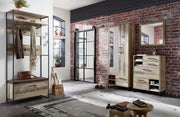 Bankregal Garderobe  ROOF - Vintage Style - inkl. Kissen