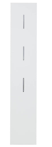 Garderobenpaneel MATEO 31 cm weiß mit 3 Haken