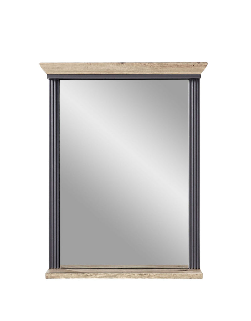 Spiegel JASMIN 65 x 83 cm mit Ablage Farbton Graphit