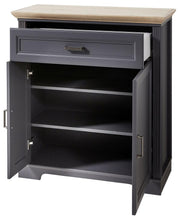 Garderobenset JASMIN GH80 Farbton Graphit und Artisan Eiche 5-teilig