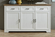 Sideboard JASMIN Pinie weiß Nachbildung