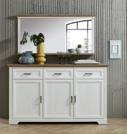 Sideboard JASMIN Pinie weiß Nachbildung