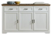 Sideboard JASMIN Pinie weiß Nachbildung