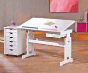 Kinderschreibtisch BARU mit Stuhl High S`Cool und Rollcontainer SIMON