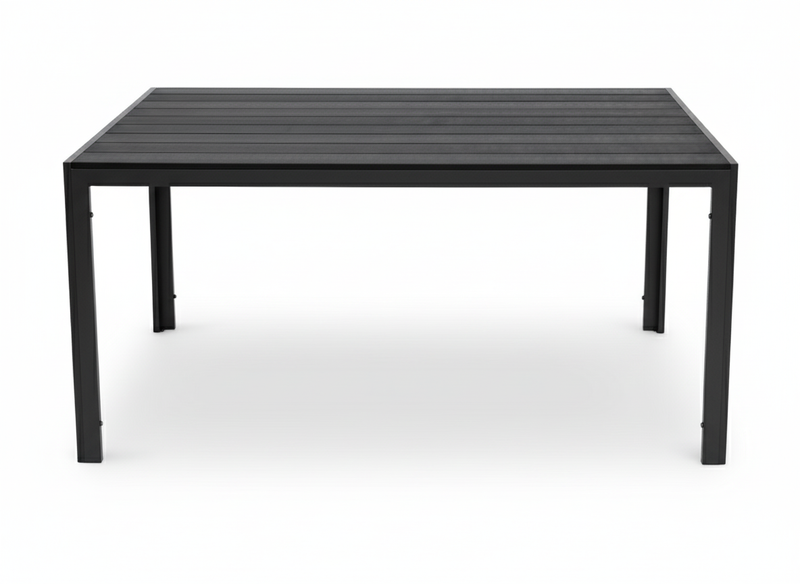 Gartentisch Comfort 150 x 90 cm mit Nonwood Platte Gestell Aluminium
