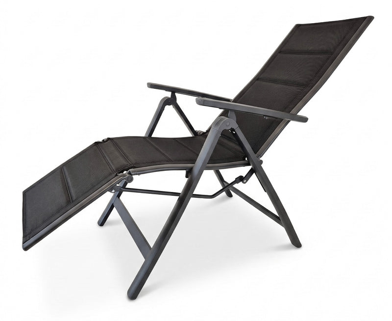 Relaxsessel Gartensessel Comfort Gestell Aluminium anthrazit