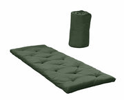 Bed in a Bag Schlafmatte Futon Farbton OLIV mit Tasche und Kordelzug