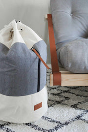 Wäschesack ROADIE Weiß / Grau auch als Rucksack verwendbar von Karup