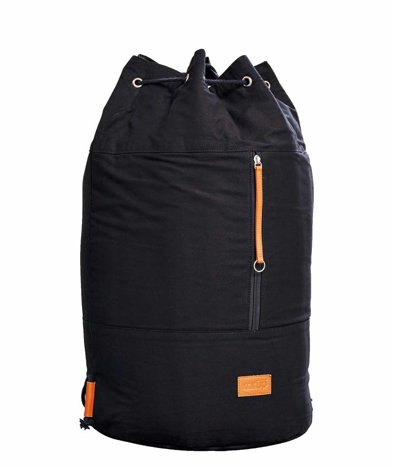 Design Wäschesack ROADIE Black auch als Rucksack verwendbar von Karup