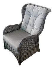 Gartensessel Relaxsessel COMFORT Polygeflecht ohne Hocker