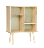 Regal KYABI Kiefer Natur lackiert mit Tatami-Rückwand von Karup