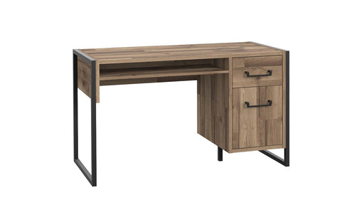 Schreibtisch HUD 1-trg. Holzoptik stabverleimte Wildeiche