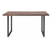 Esstisch CLIF Old Wood Optik Kufengestell schwarz von Forte