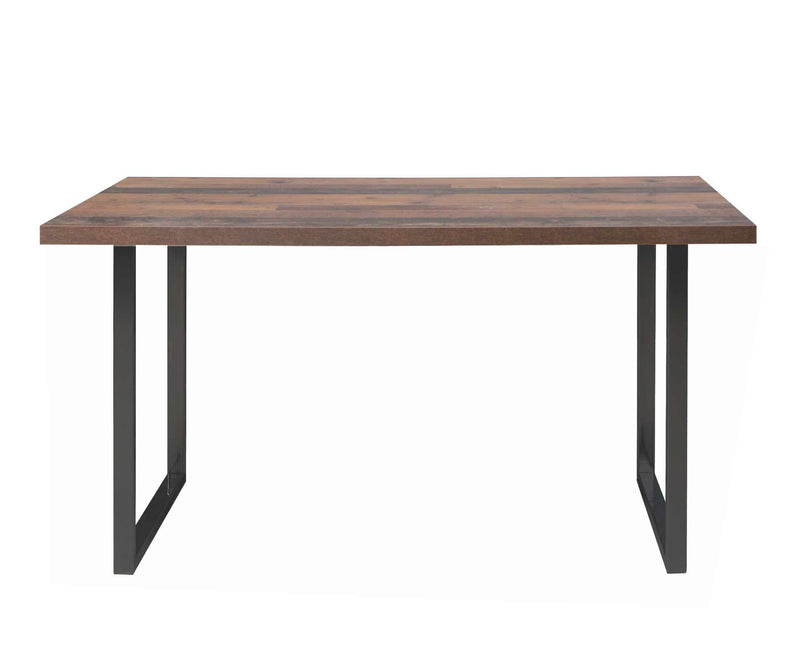 Esstisch CLIF Old Wood Optik Kufengestell schwarz von Forte