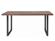 Esstisch CLIF Old Wood Optik Kufengestell schwarz von Forte