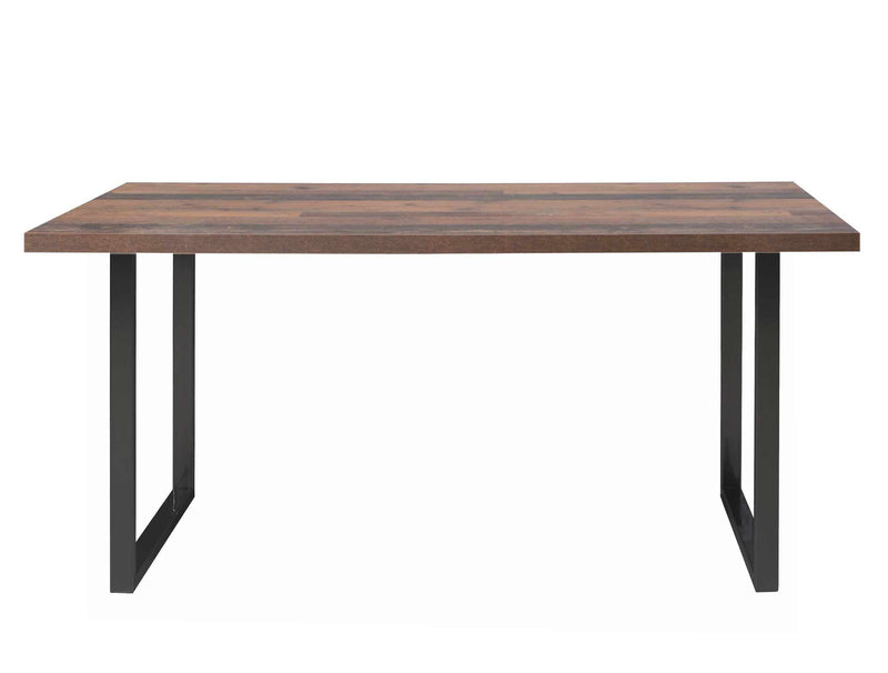 Esstisch CLIF Old Wood Optik Kufengestell schwarz von Forte