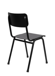 Gartenstuhl Stapelstuhl BACK TO SCHOOL OUTDOOR Black von ZUIVER