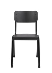 Gartenstuhl Stapelstuhl BACK TO SCHOOL OUTDOOR Black von ZUIVER