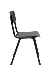 Gartenstuhl Stapelstuhl BACK TO SCHOOL OUTDOOR Black von ZUIVER