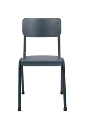 Gartenstuhl Stapelstuhl BACK TO SCHOOL OUTDOOR Blue von ZUIVER