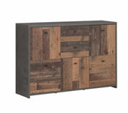 Kommode BEST CHEST K233 5-trg. 2 Schubladen Optik Old Wood Vintage