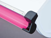 Kinderschreibtisch MILO weiß Drehstuhl Donny Lime und Rollcontainer