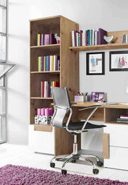 Bücherregal ARKINA Regal 1 Tür in Artisan Eiche von Forte
